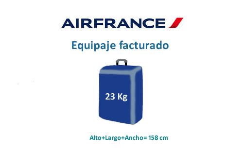 maleta adicional air france