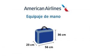 medidas del carry on american airlines