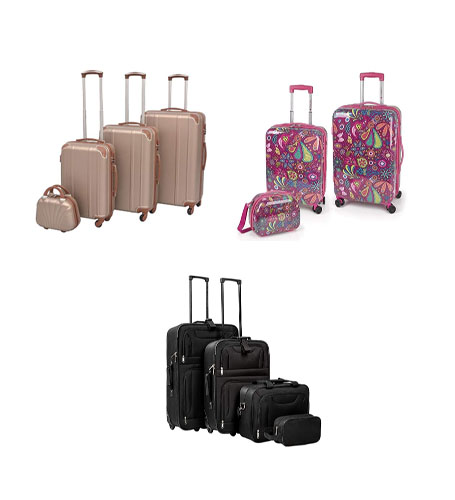 set de maletas de viaje baratas